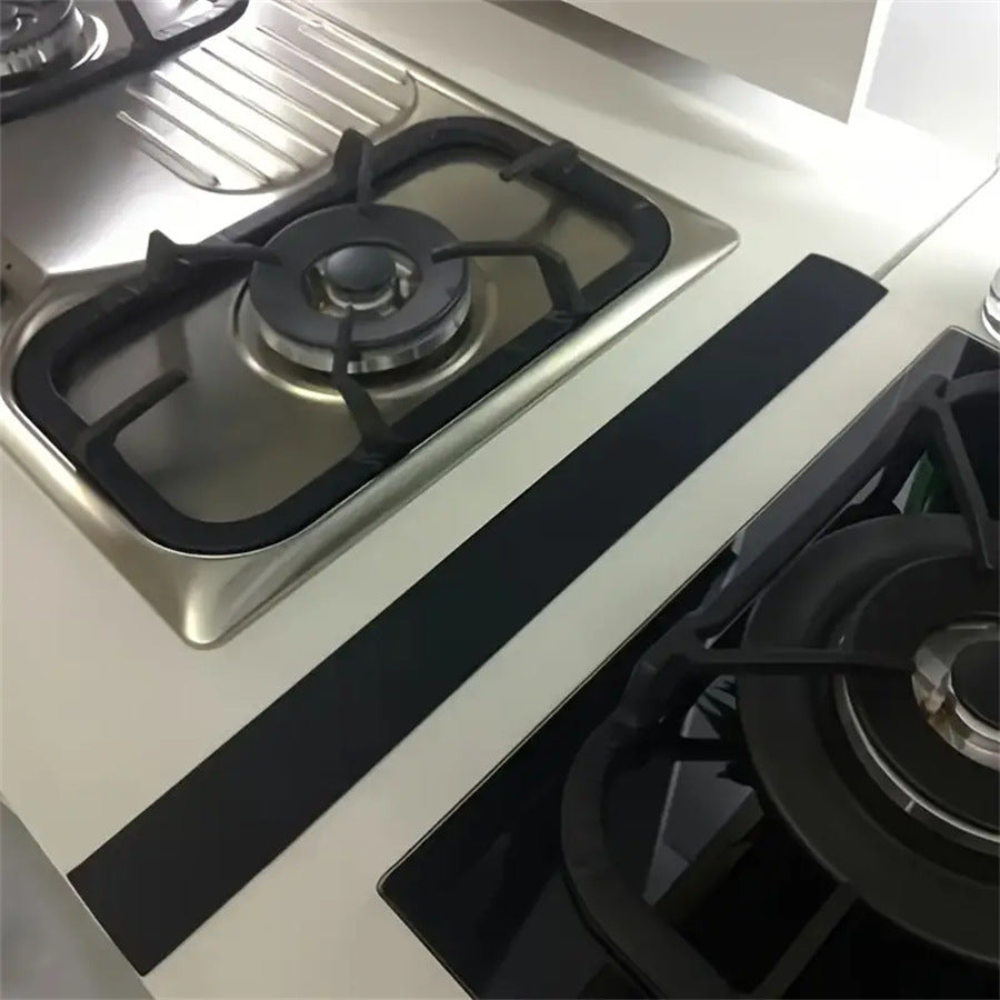 Self Adhesive Kitchen Countertop Gap Cover Strip Silicone Seal Tape Oil Stain  for Stove Sink