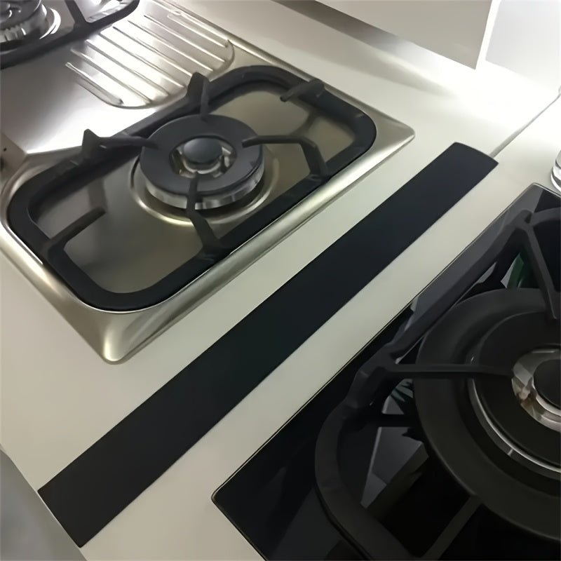 2pcs Soft Stove Sealing Strips, Oil-Proof and Stain-Resistant for Edge Gaps, Suitable for Stove Door and Edge Gaps, Cuttable